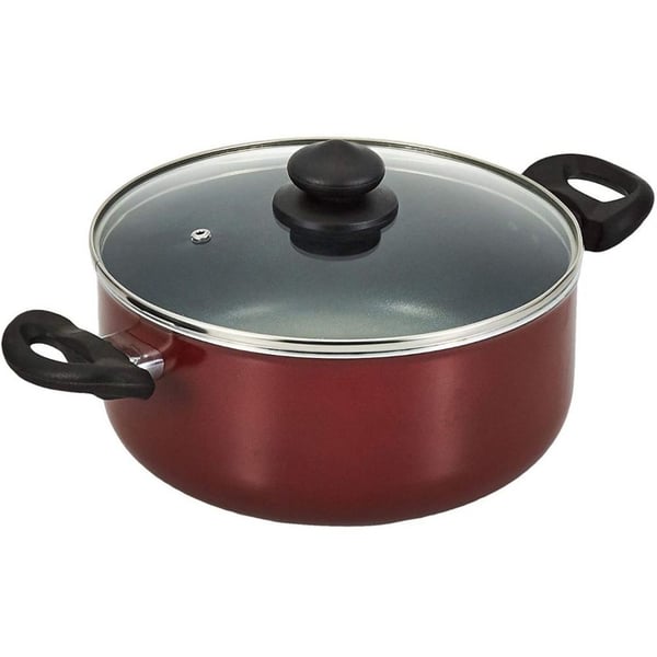 WT-SP002 Red Pressed Non-stick Pressed Casserole Stockpot — image 4