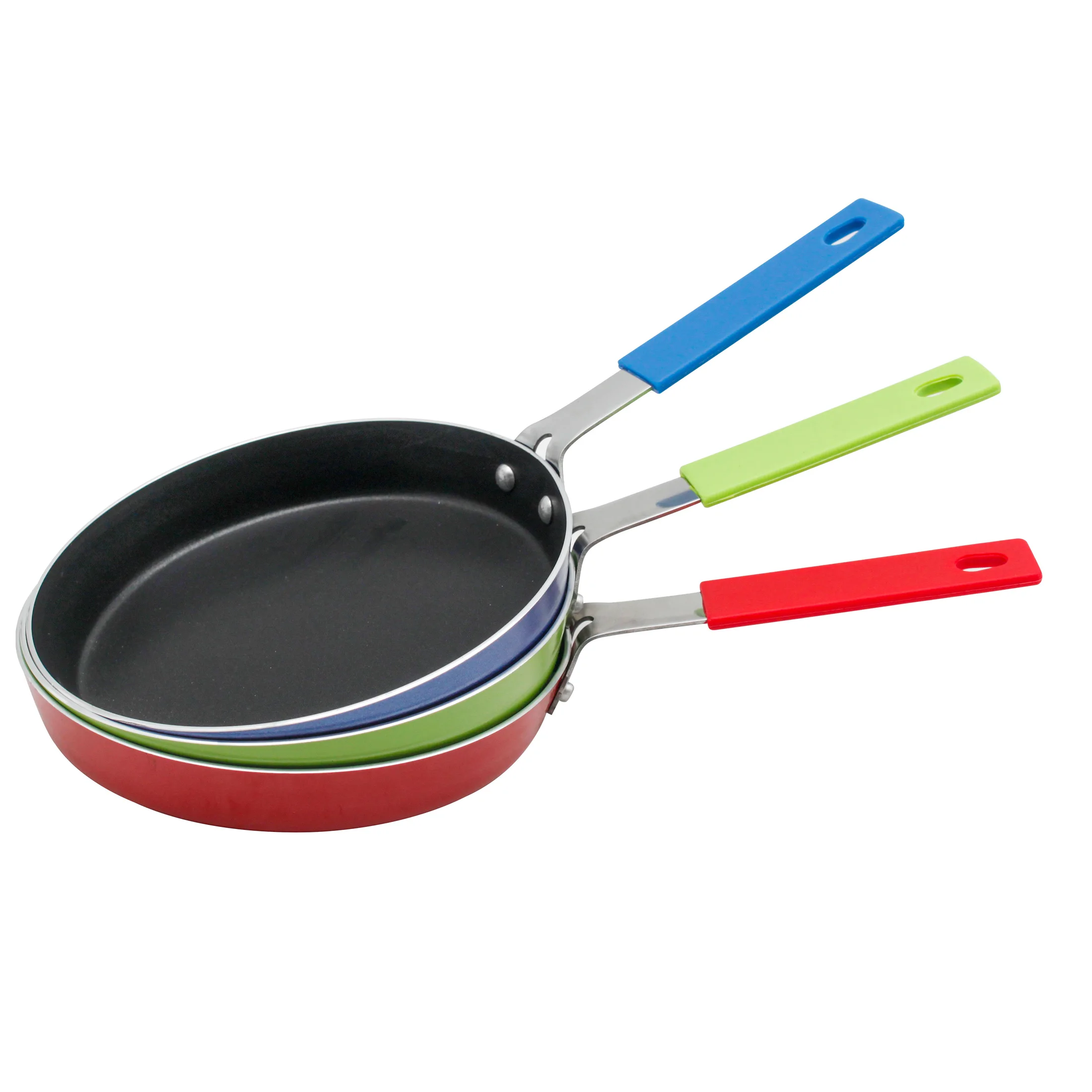 WT-FP003 Blue Household Non-stick Pressed Frying Pan — image 3