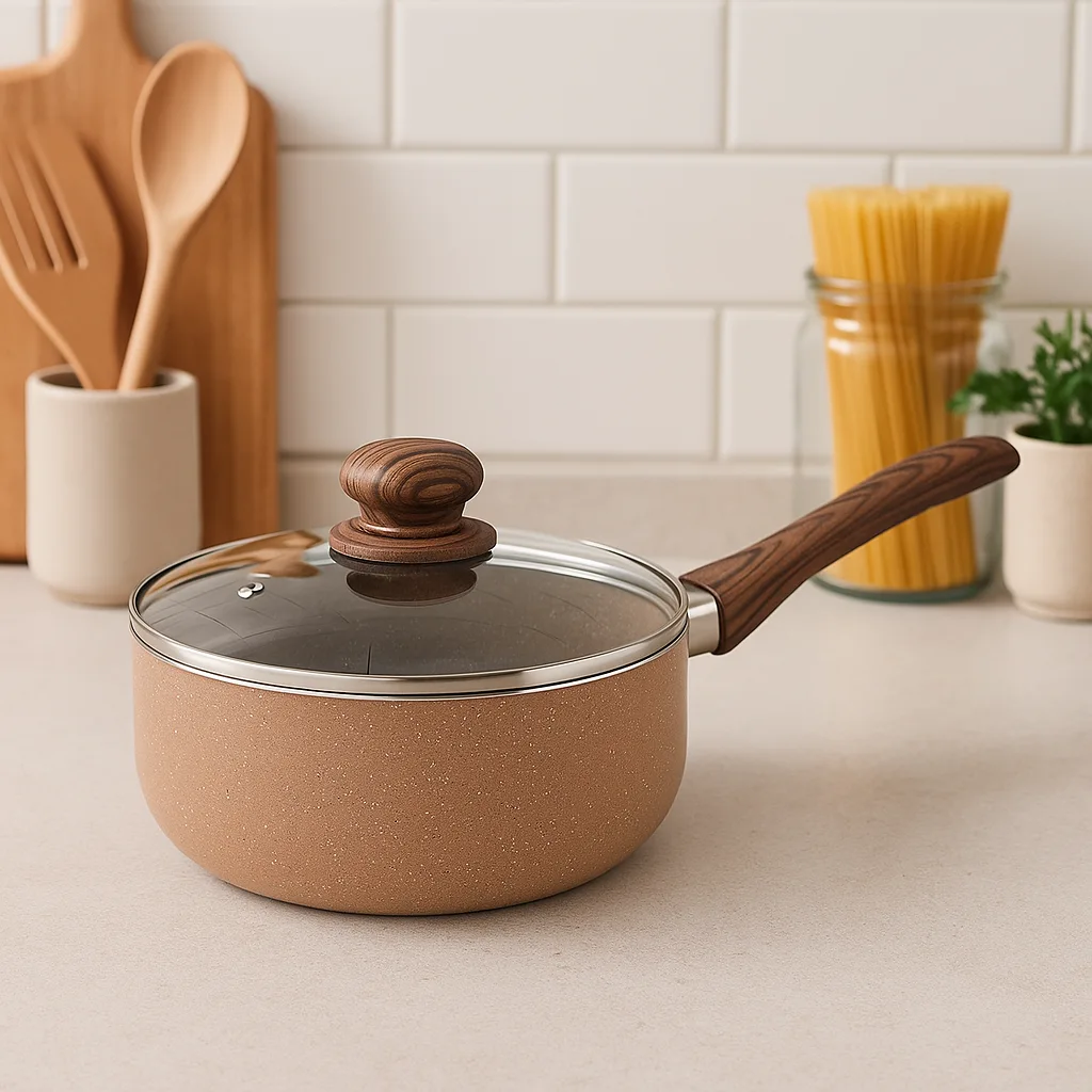 WT-MP006 Stylish Induction Bottom Pressed Saucepan — image 5
