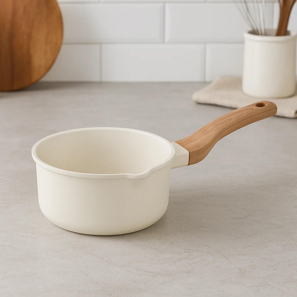 WT-MP008 Even-heating Induction Bottom Die Cast Saucepan — image 3