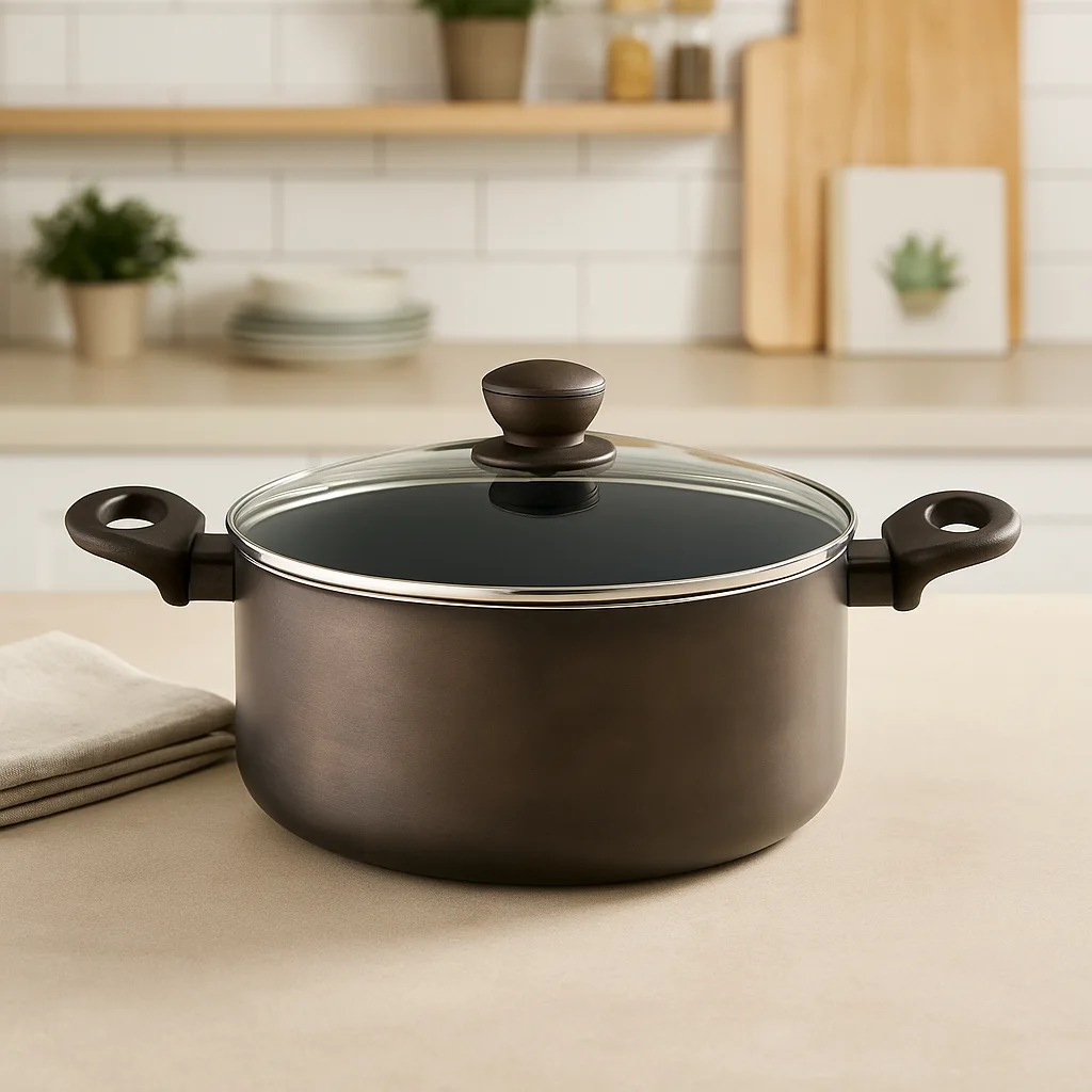 WT-SP001 Heavy-duty Non stick Painting Pressed Casserole Stockpot — image 4