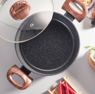 WT-SP003 Black High Termperature Painting Forged Casserole Stockpot — image 4