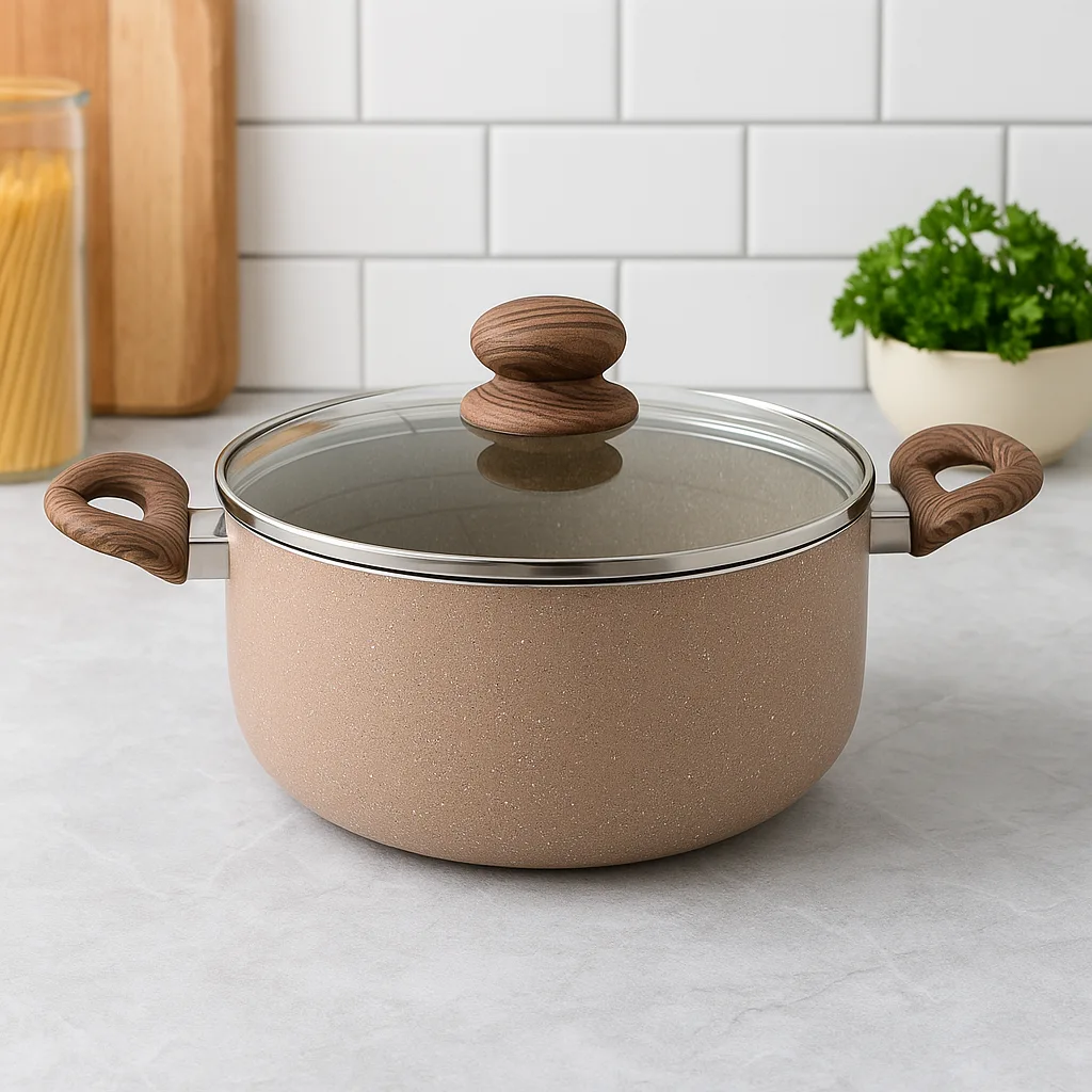 WT-SP006 Deep-bottomed Pressed Casserole Stockpot — image 5
