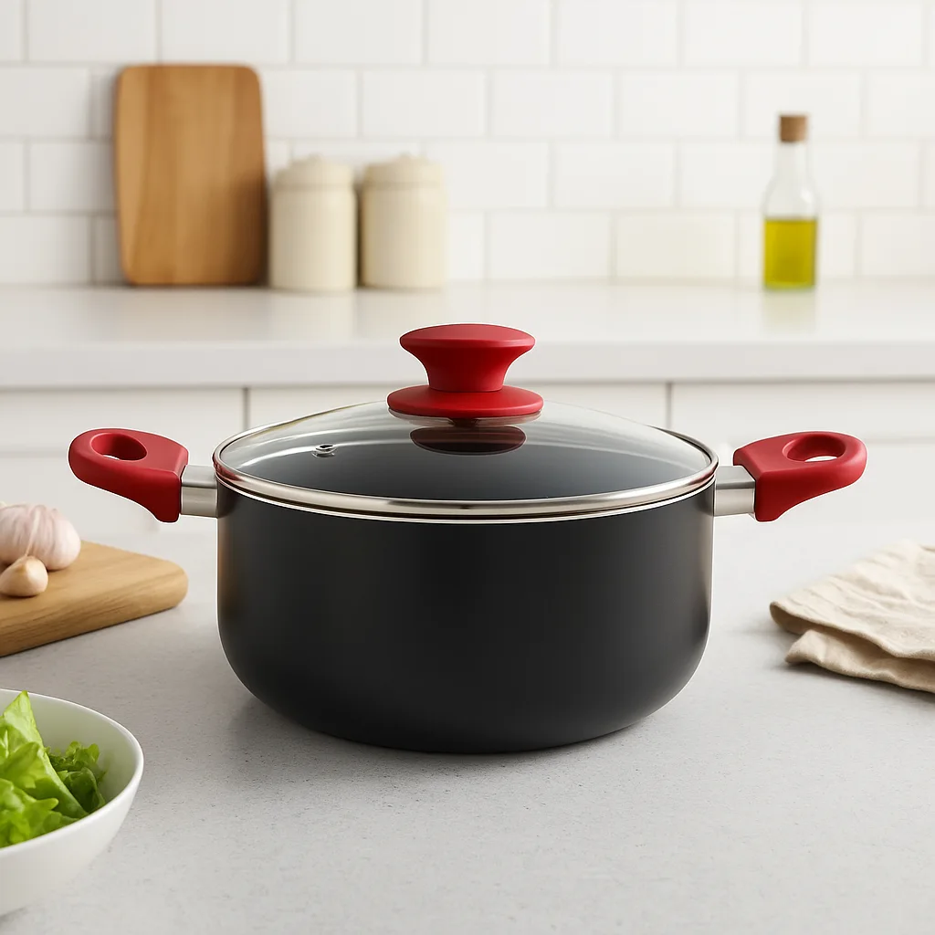 WT-SP010 Deep-bottomed Pressed Casserole Stockpot — image 2