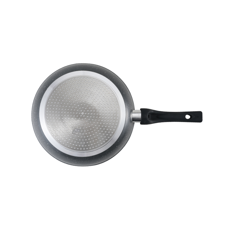 WT-FP024 Black Wide-mouthed Pressed Frying Pan — image 2