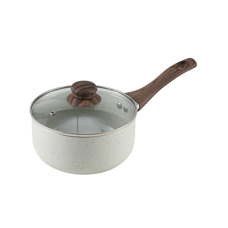 WT-MP005 Ergonomic Spiral Bottom Pressed Saucepan